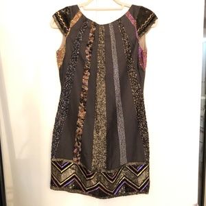 ALL SAINTS - Handwoven Sequin Paloma Dress - Size